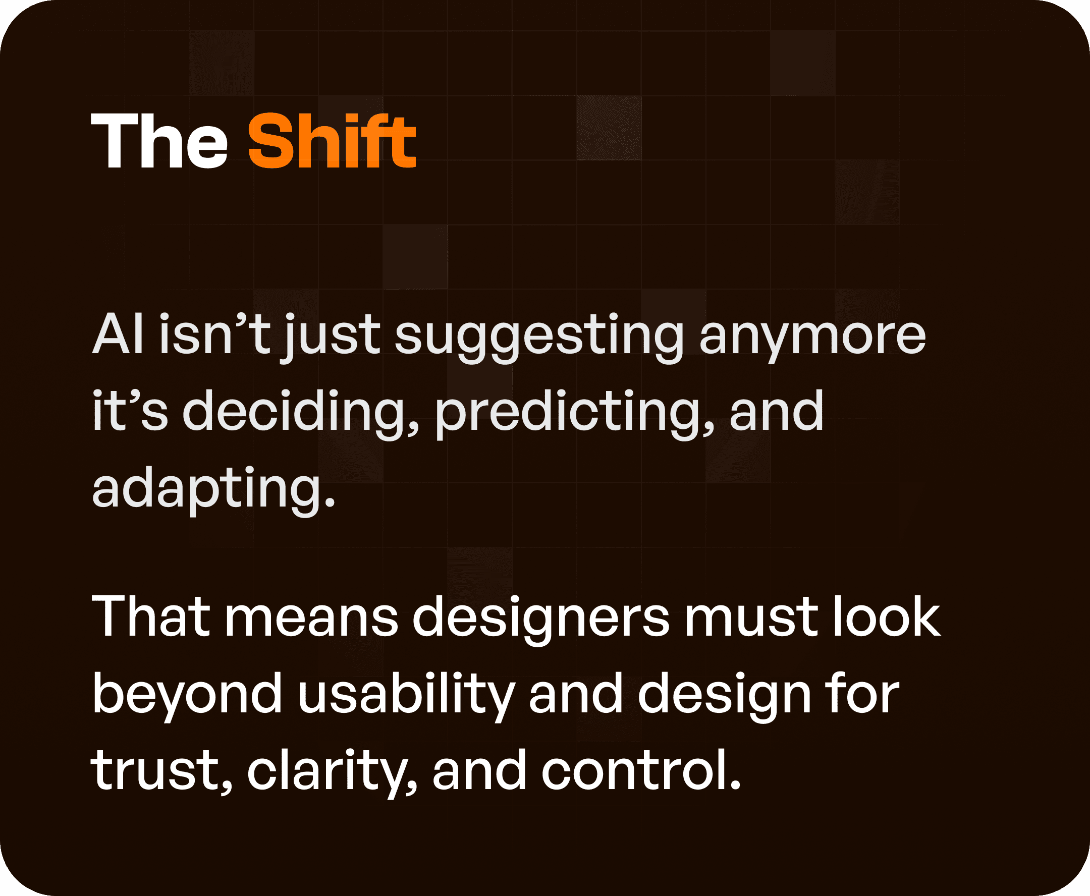 The Shift: From Tools to Decision-Makers
