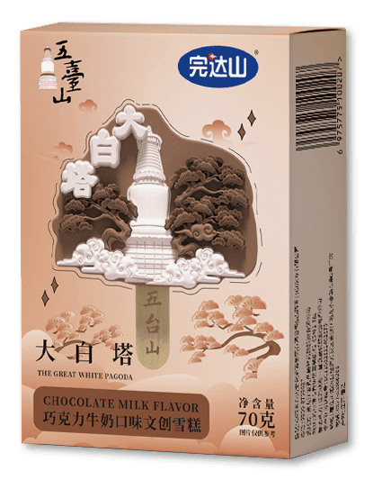 An example of ice cream packaging design