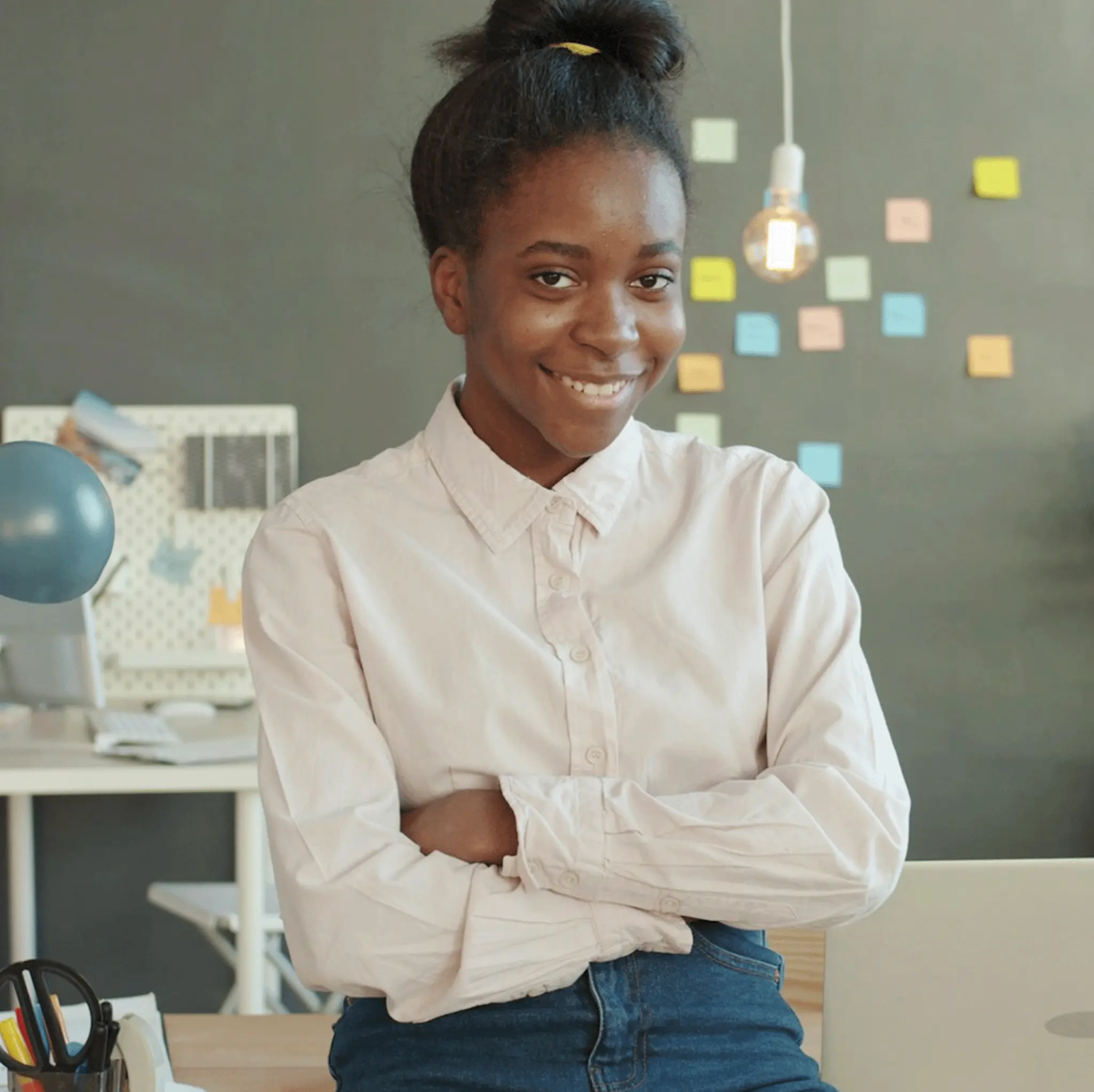 A good example of the confidence from coaching for managers. A female co-worker.