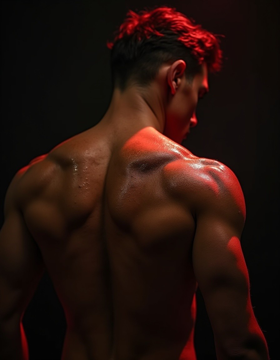 a black female model