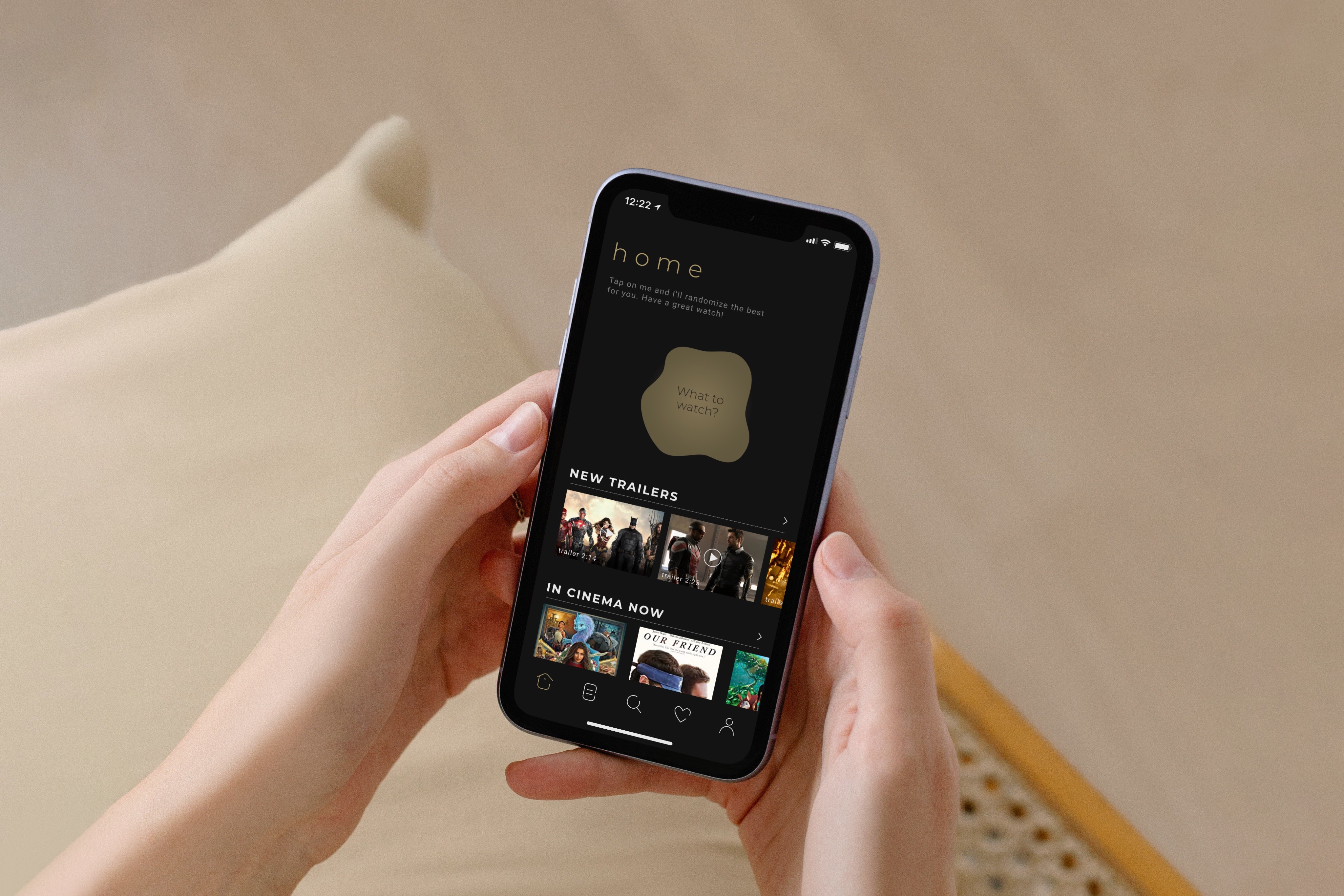 A mockup of a Macbook placed on a table