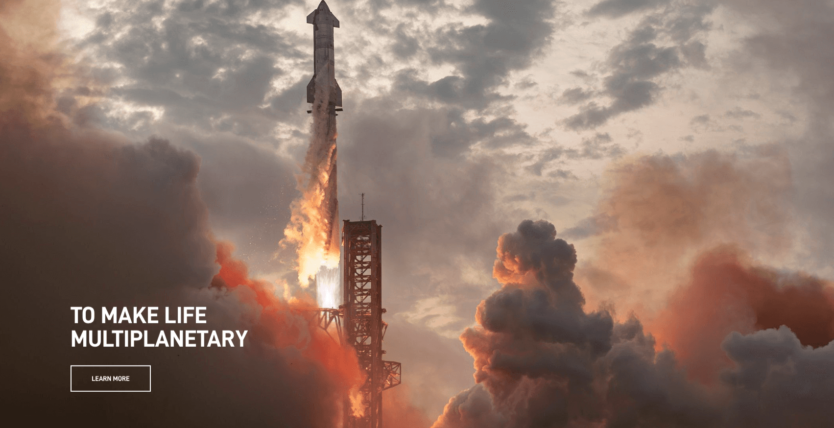 SpaceX Launch Homepage