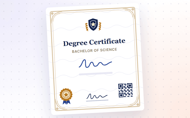 Degree Certificates