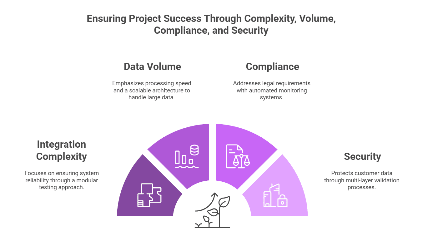 Ensuring Project Success Through Complexity, Volume, Compliance, and Security