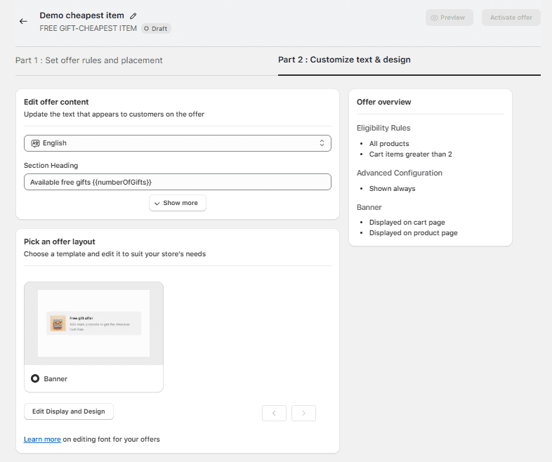 Highly customizable Monk Shopify