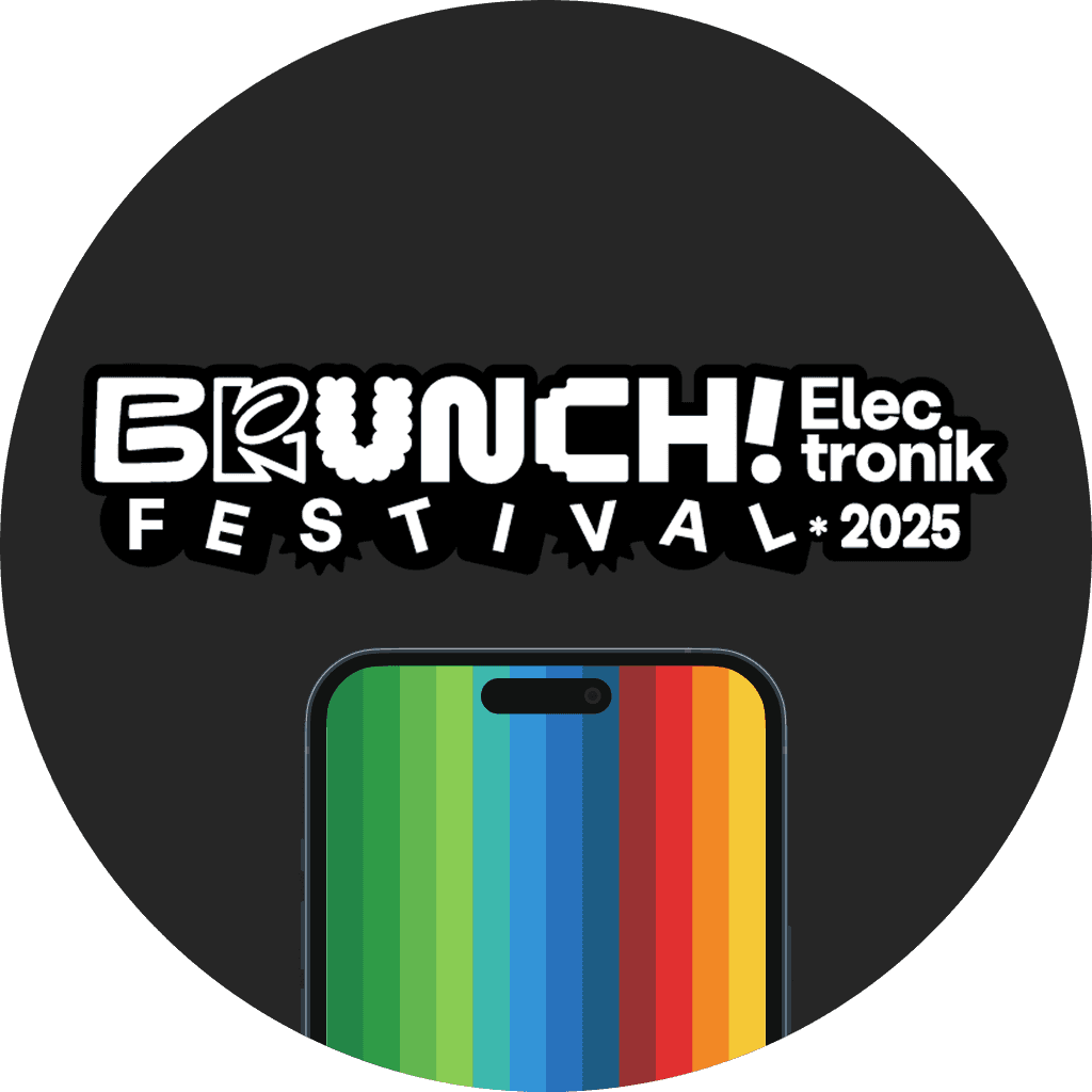 Logo para el BUNCH! Festival 2016, con texto audaz y un diseño colorido.