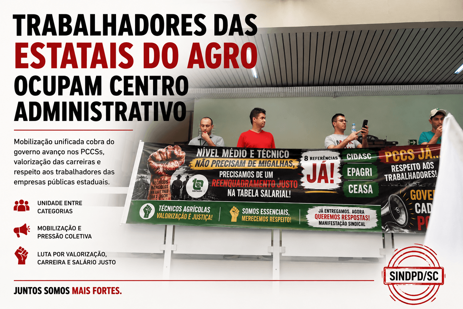 Convocação de Assembleia Geral – Trabalhadoras e Trabalhadores do CIASC