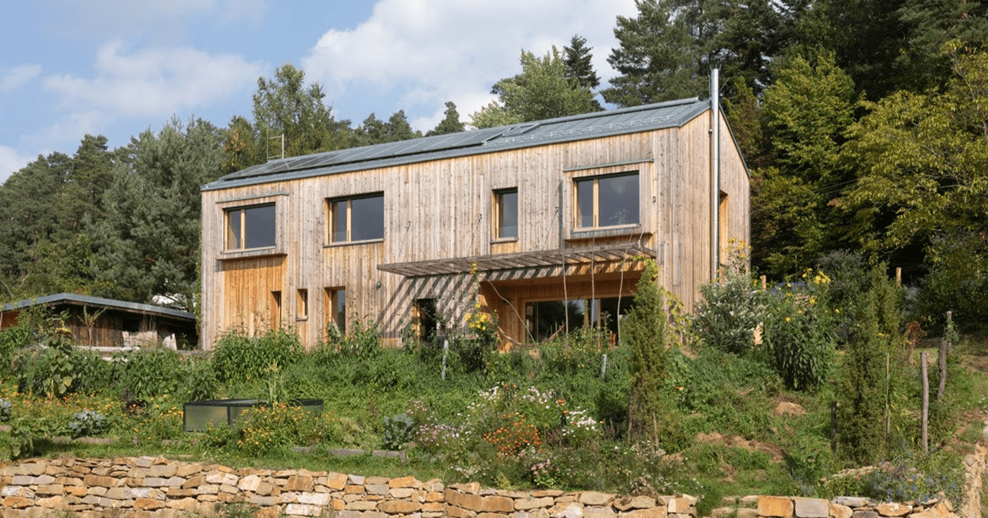 Passive House in Czech Republic designed by Jean-Marc and his wife (JMMKM Architekt).