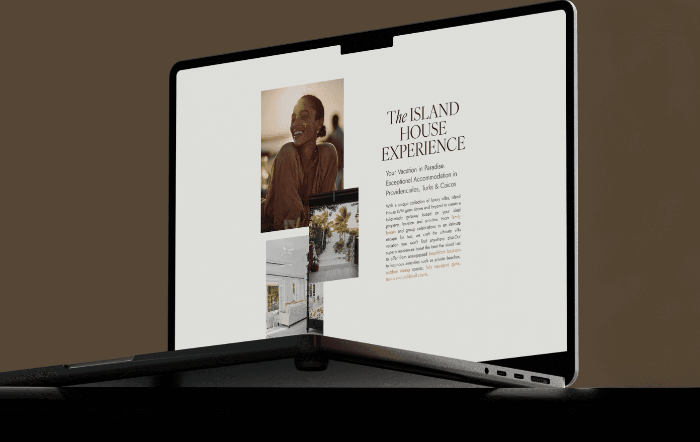 Island House LVM Homepage Rebrand