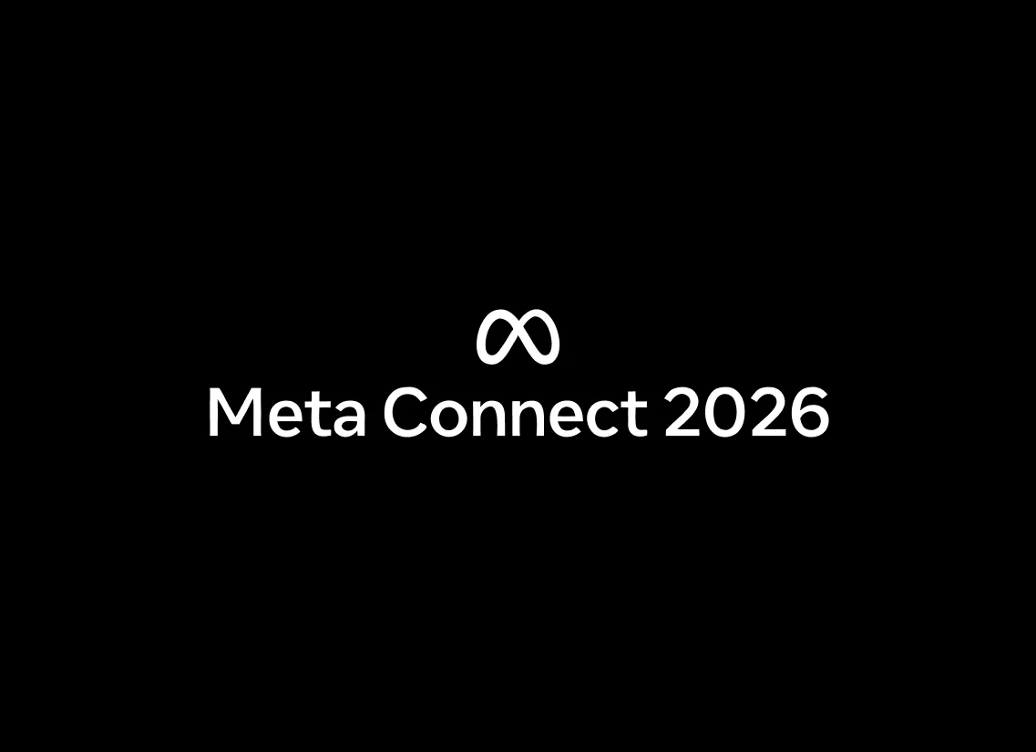Meta Connect 2026 logo over a black background