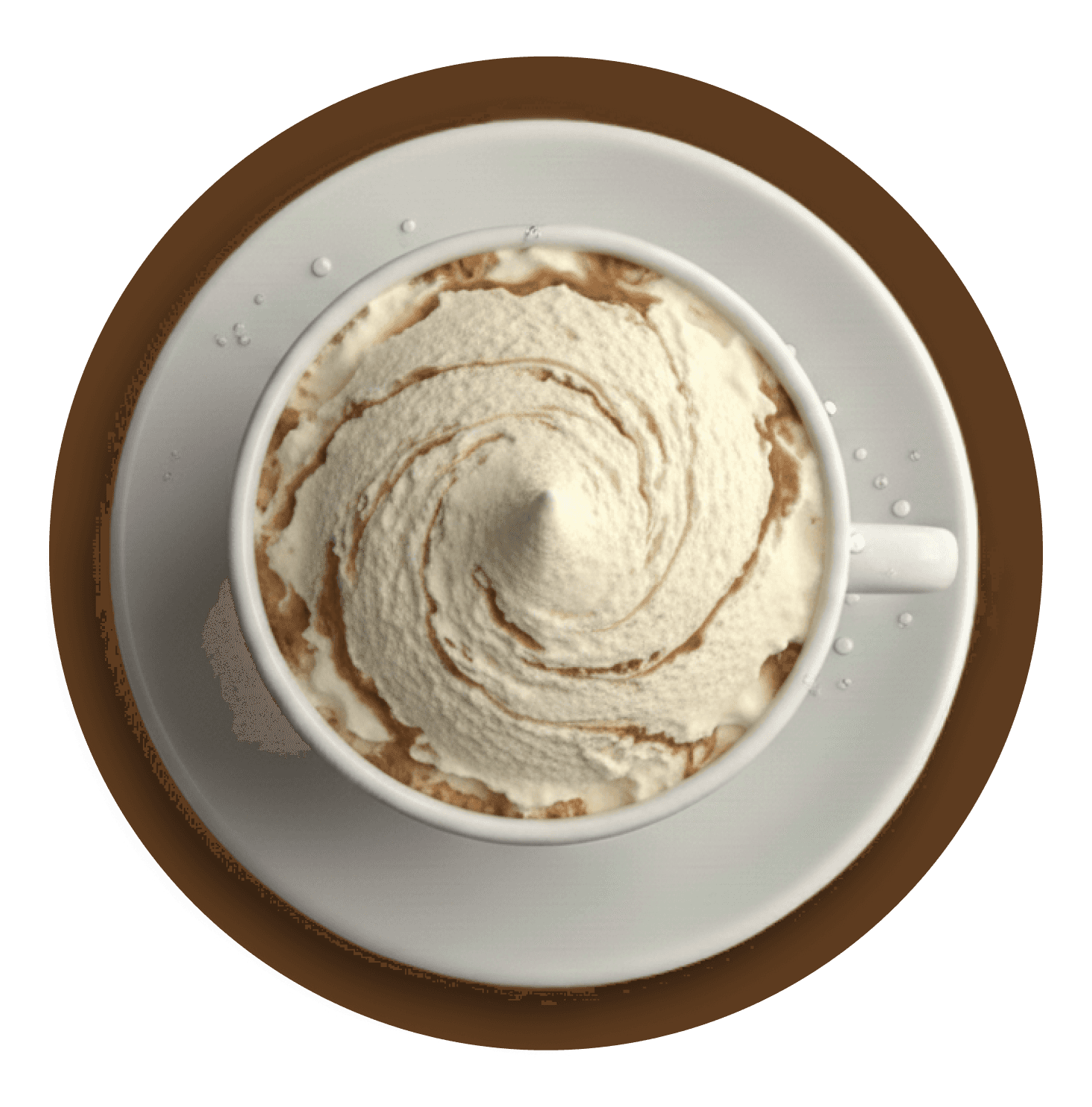 Oat milk flat coffee