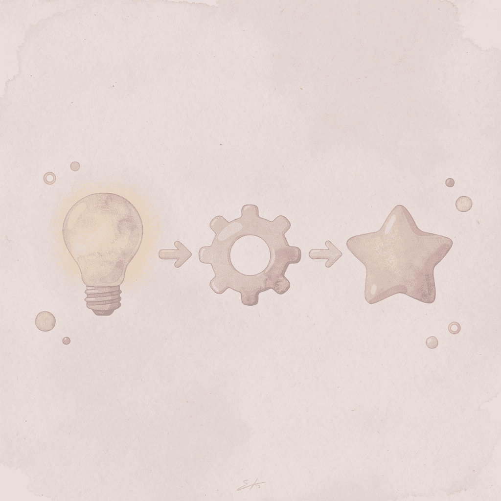 Three icons showing progression from learning to understanding to cultural connection