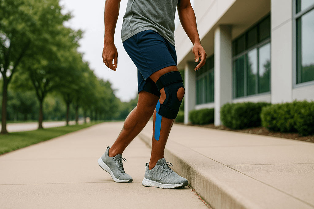 Outdoor shot of practice building