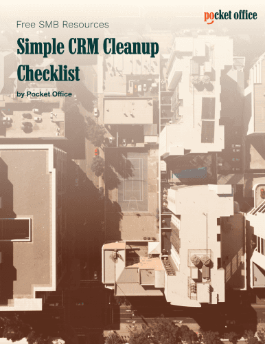 simple crm checklist by pocket office