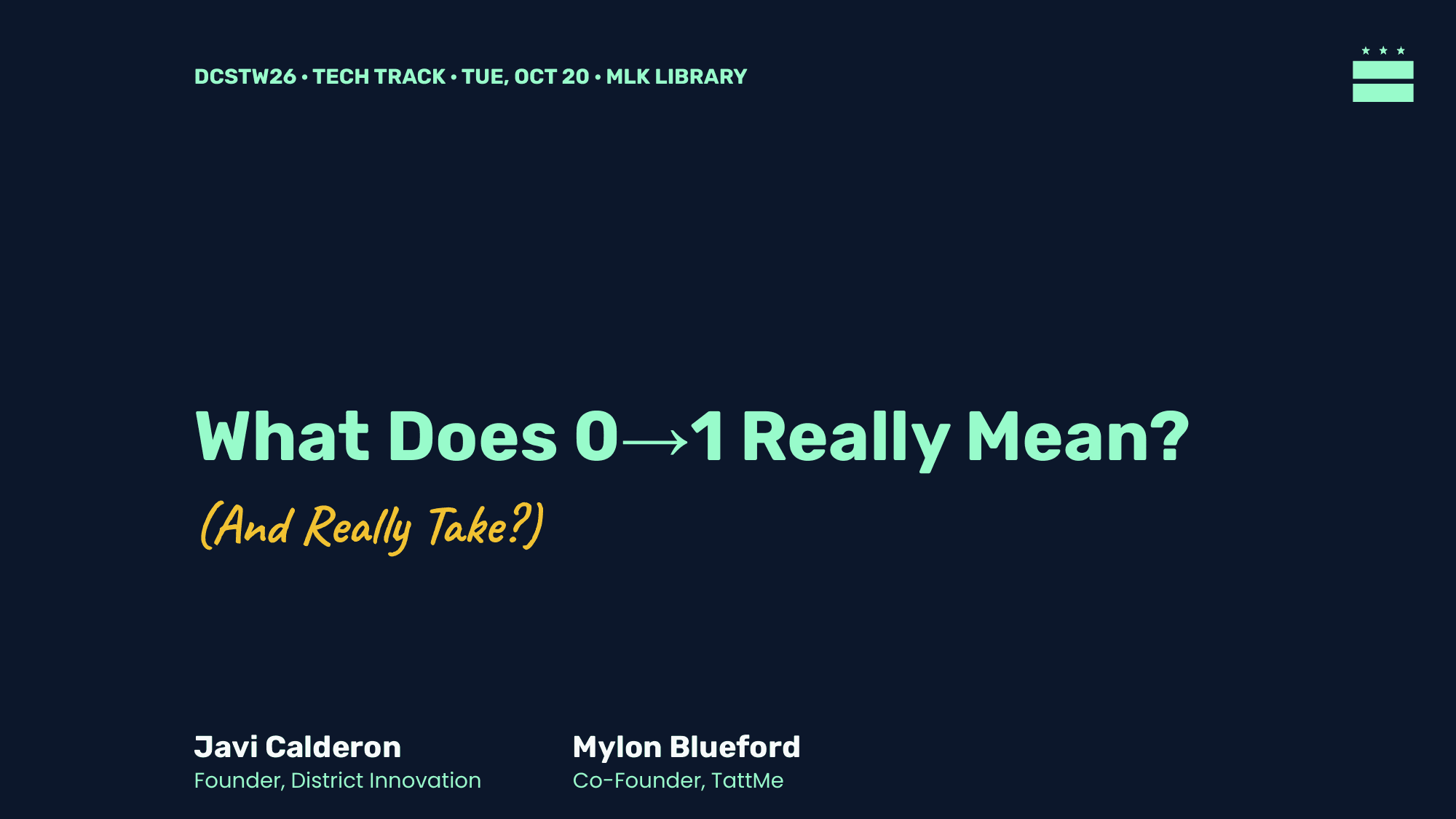 What Does 0 to 1 Really Mean title slide