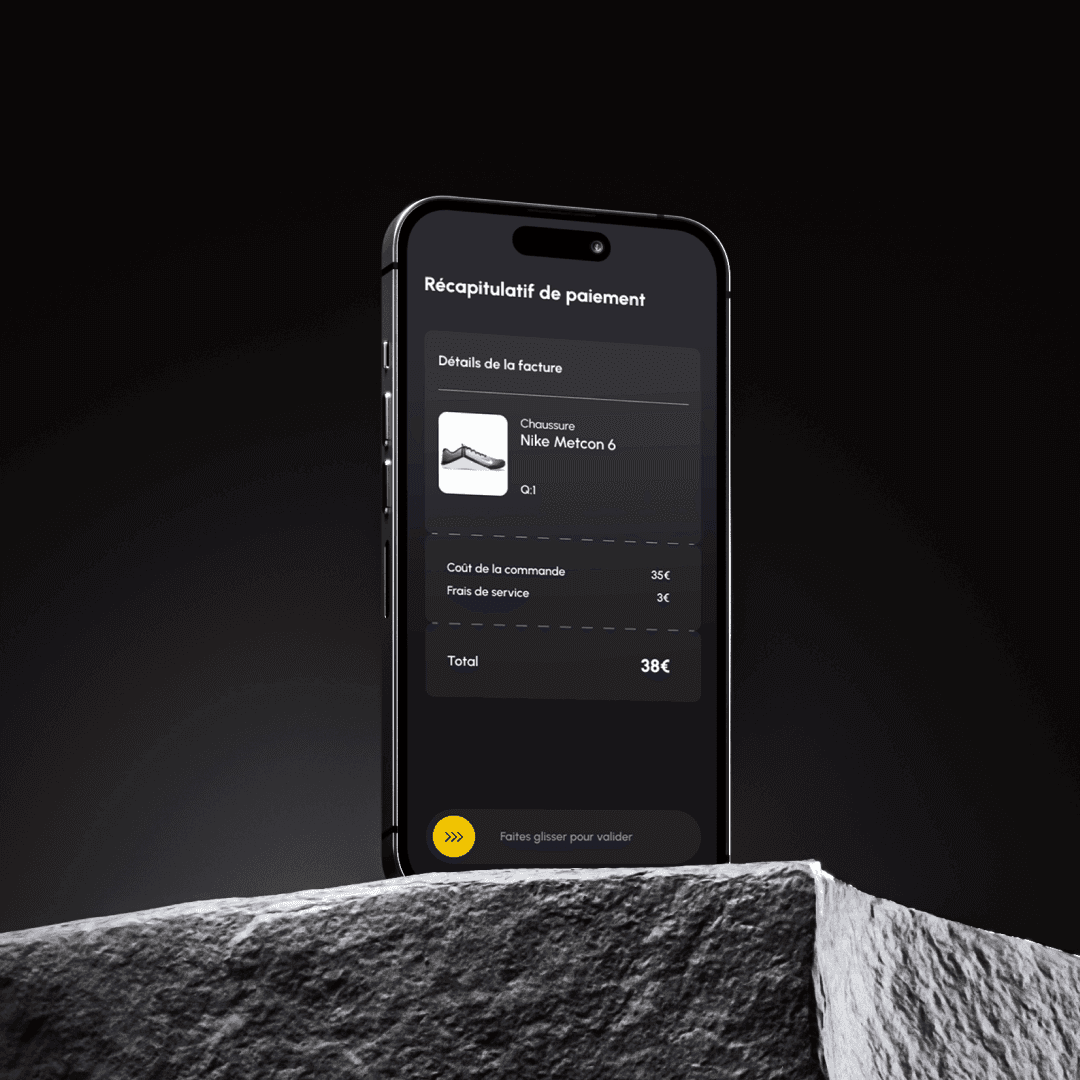 payment recap screen