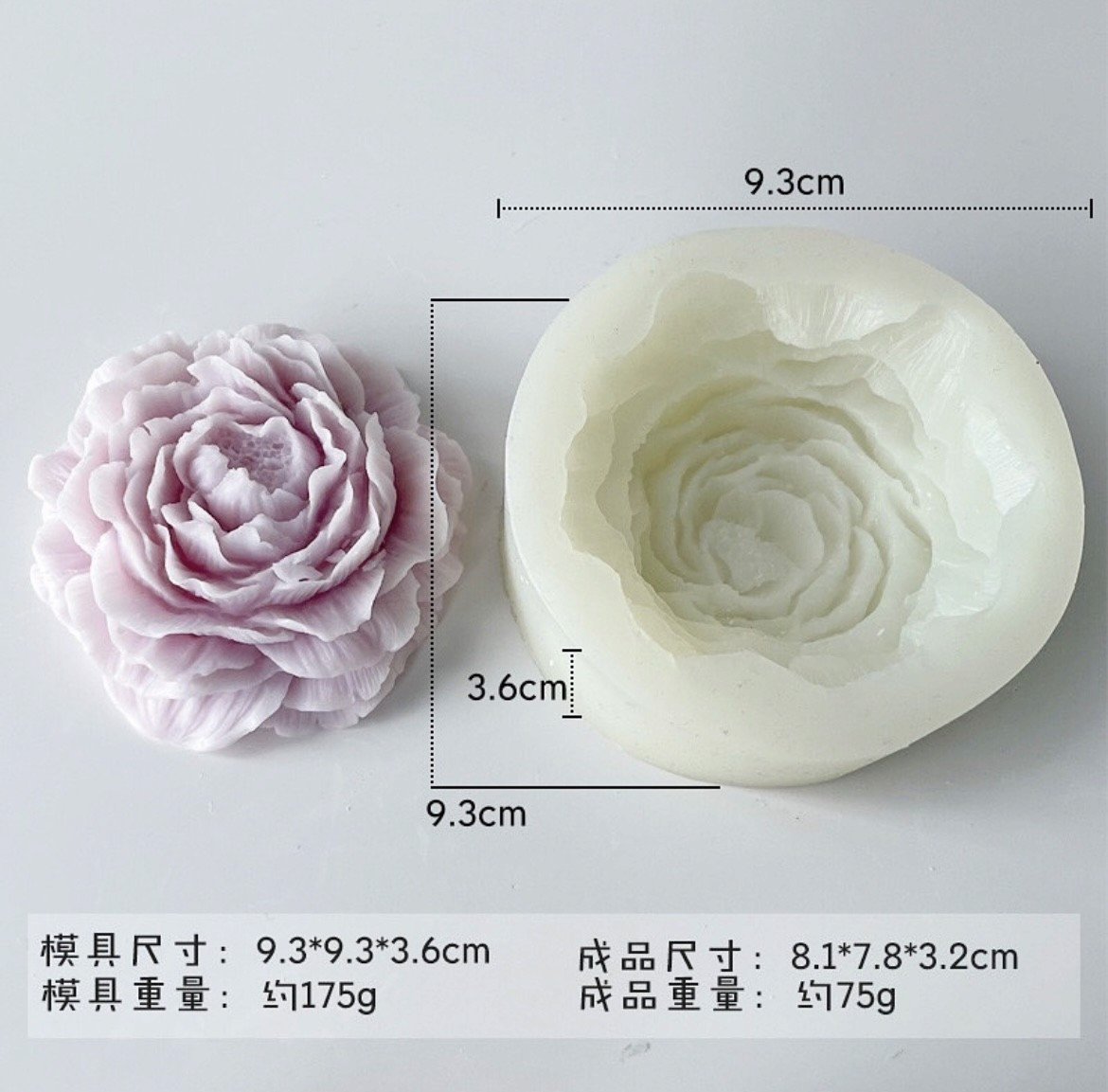 Peony Mold