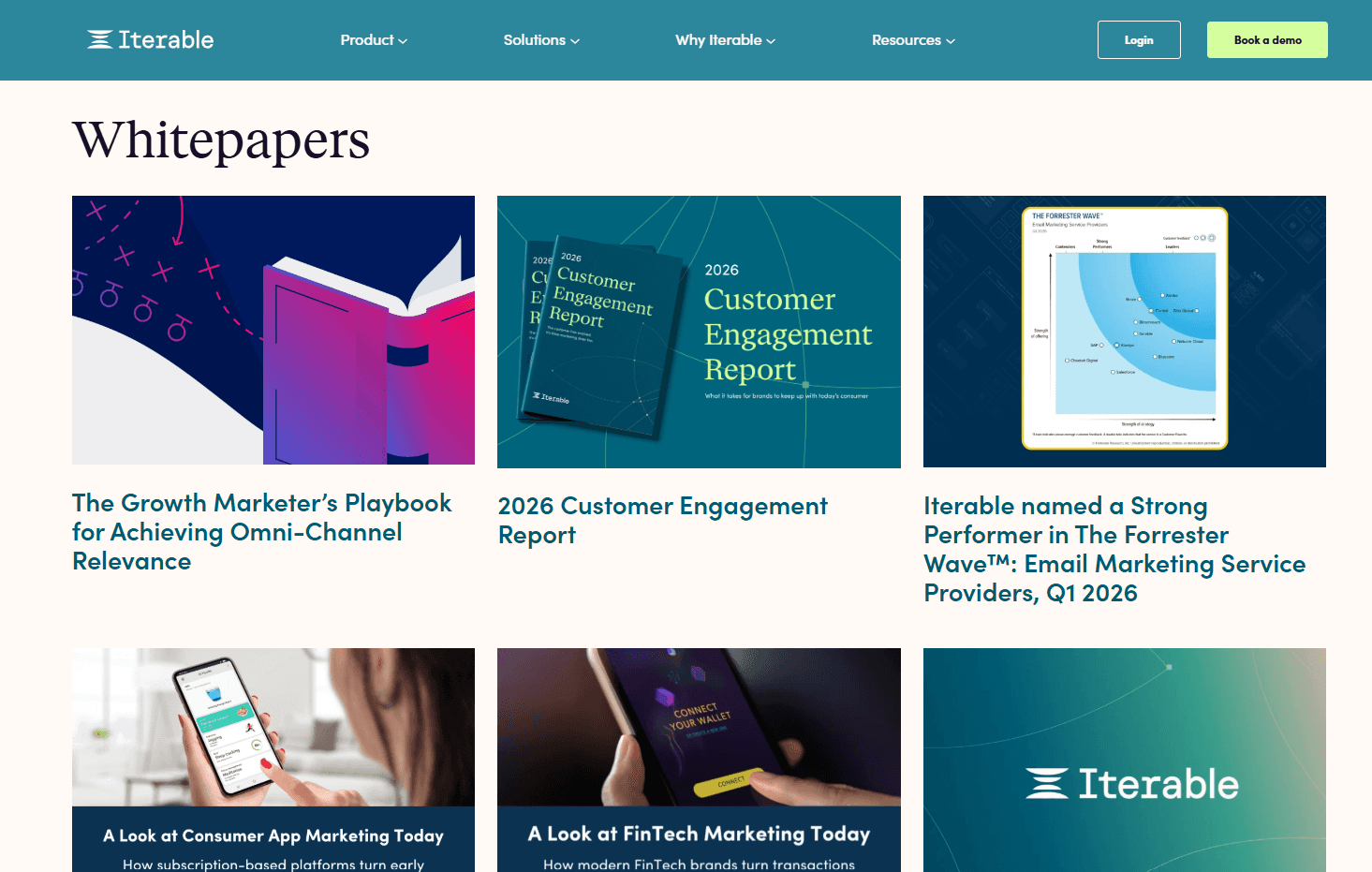 Iterable's showcasing the resources library