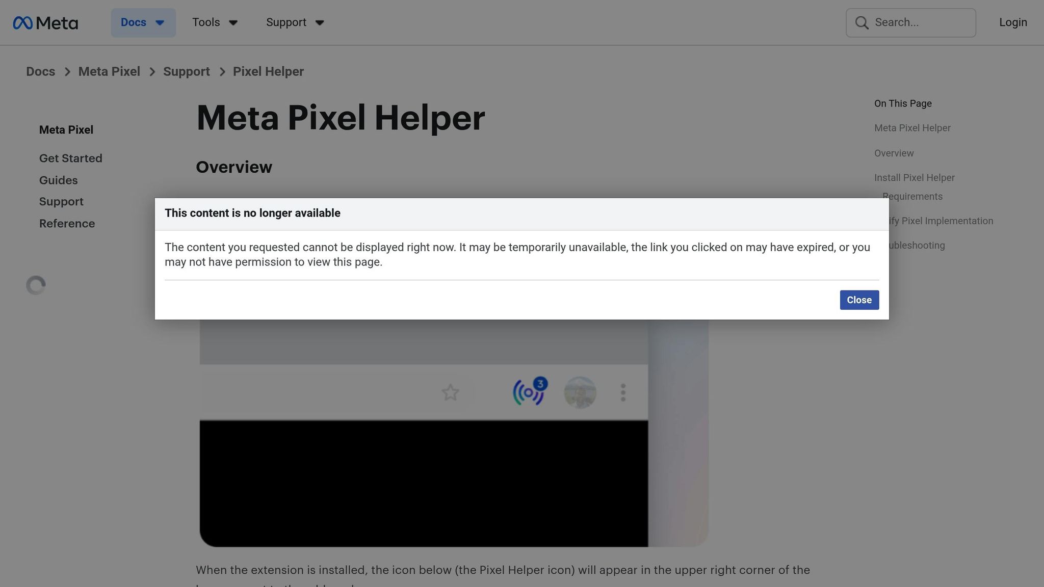 Meta Pixel Helper