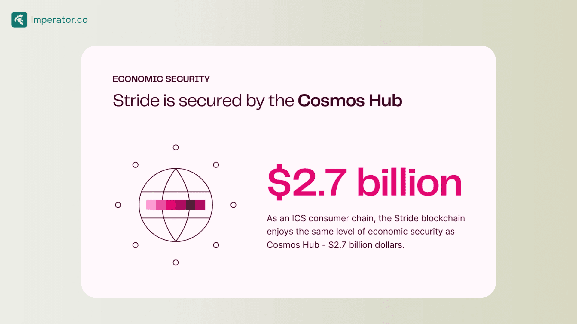 Stride secured by Cosmos hub