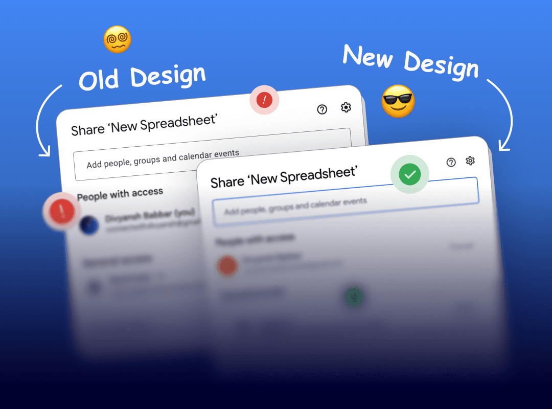 This project investigates and redesigns Google’s file-sharing user flow to make collaboration smoother, more intuitive, and efficient.