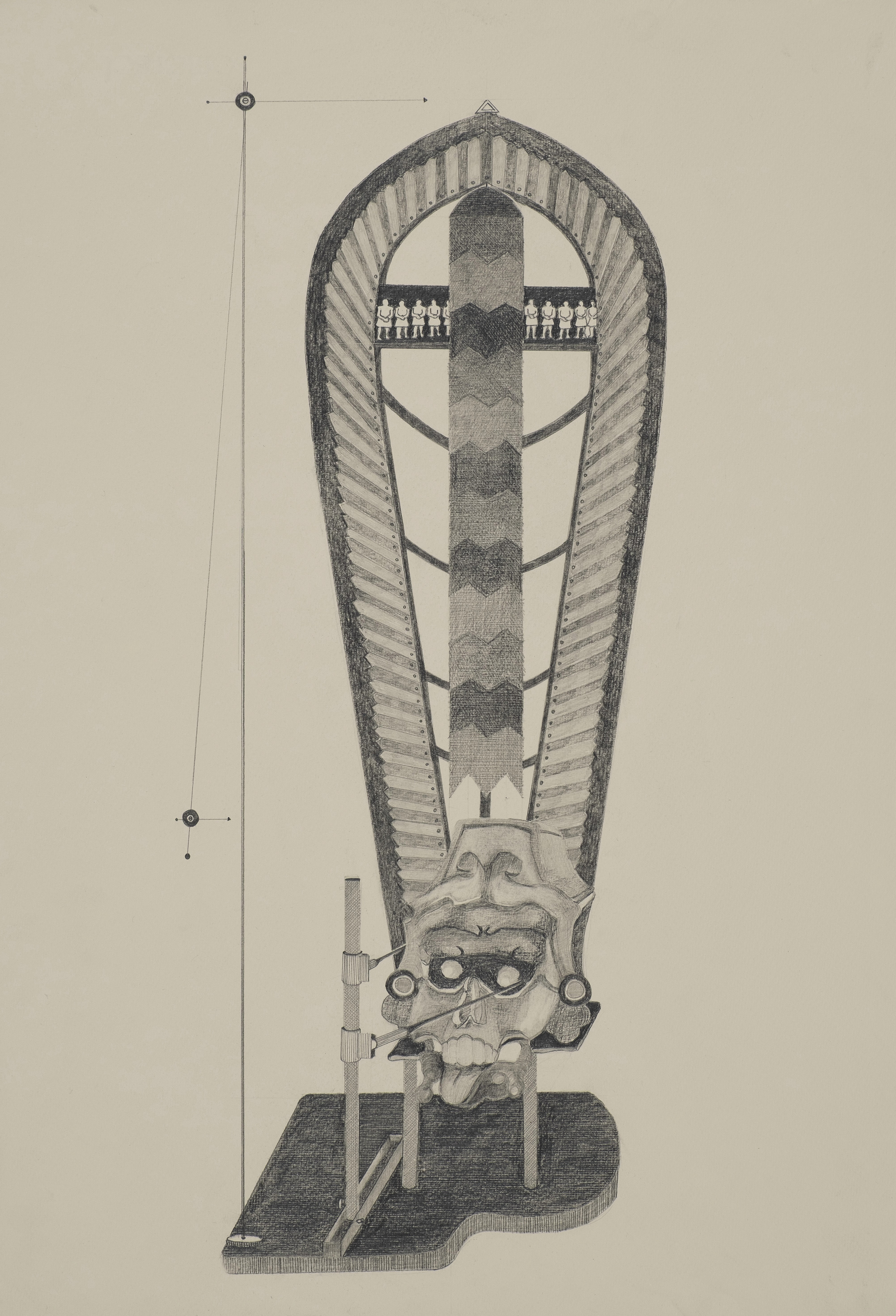 herd of sheep on road painting