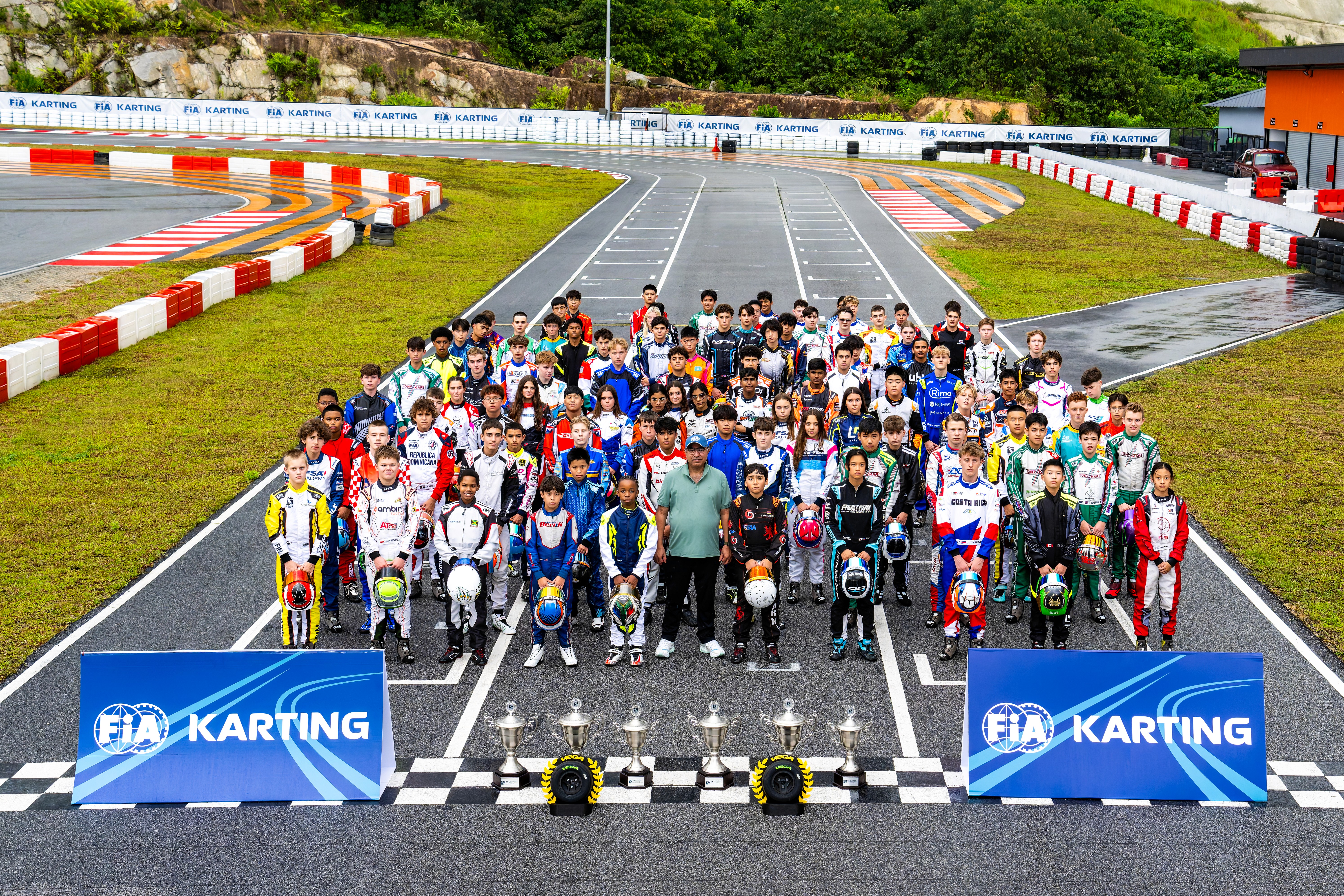 FIA Karting Arrive and Drive World Cup in Malaysia drivers photo