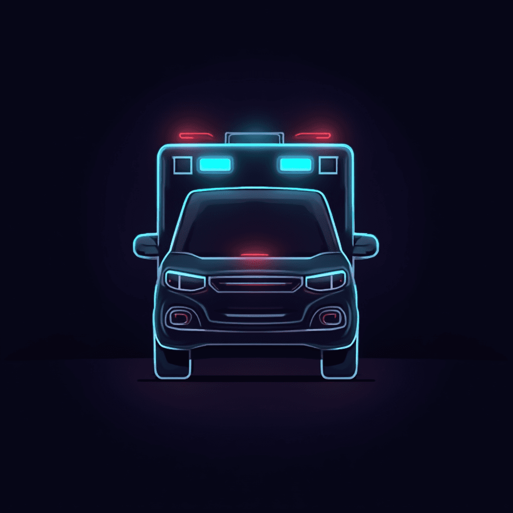 Medical emergency vehicle identification module