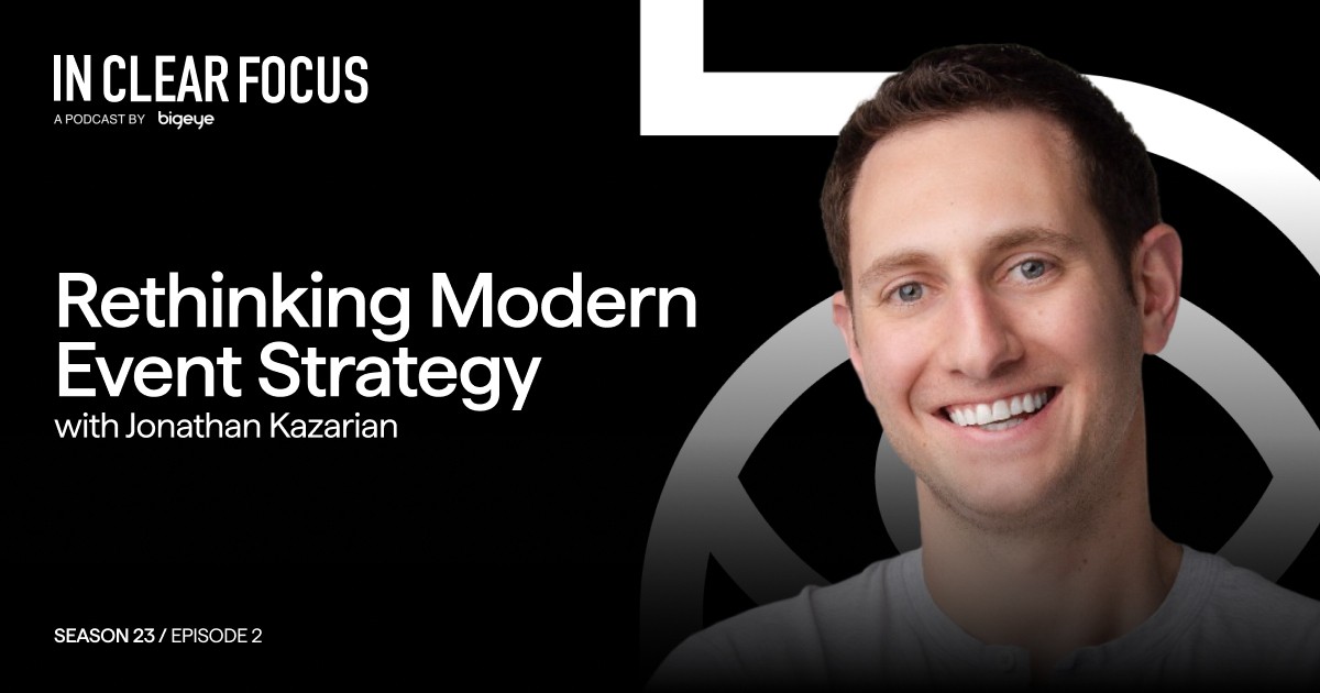 Podcast cover art for In Clear Focus episode Rethinking Modern Event Strategy