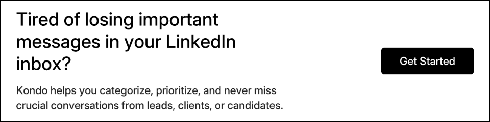 Tired of losing important messages in your LinkedIn inbox?
