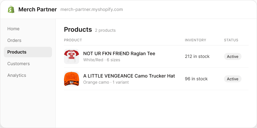 store products