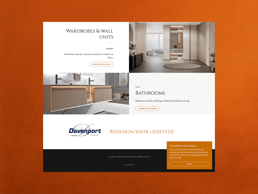 Homepage section