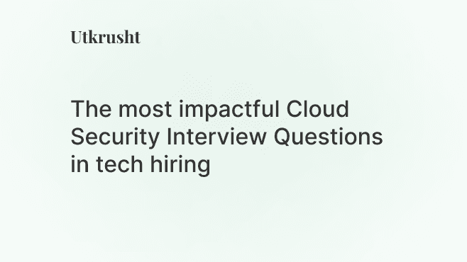 Cloud Security Interview Questions