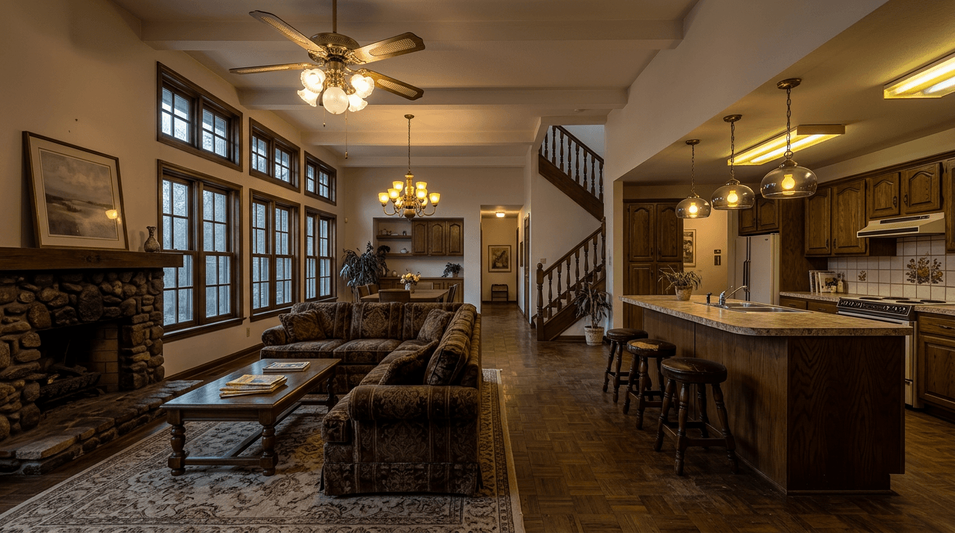 old home with limited space