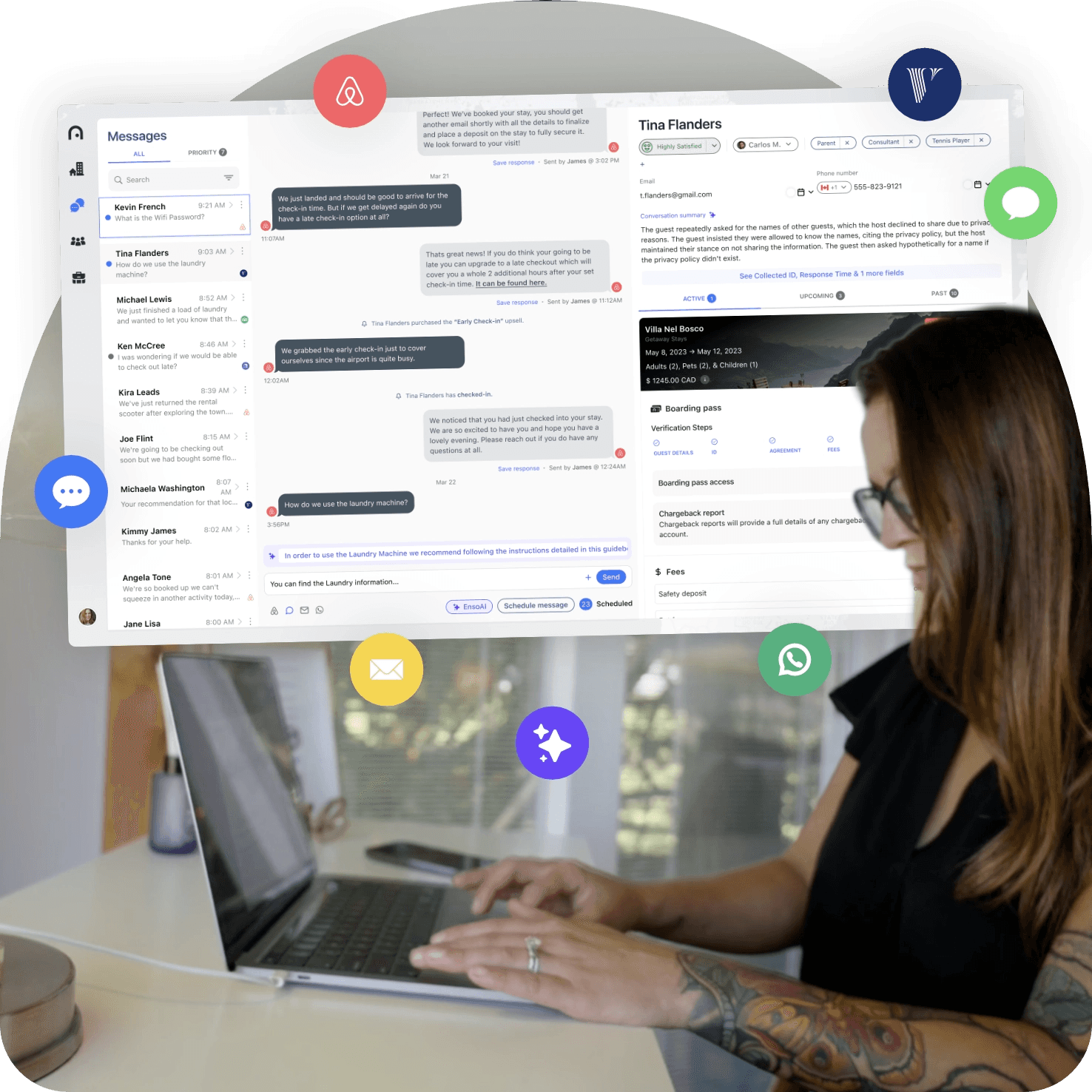Host using the platform