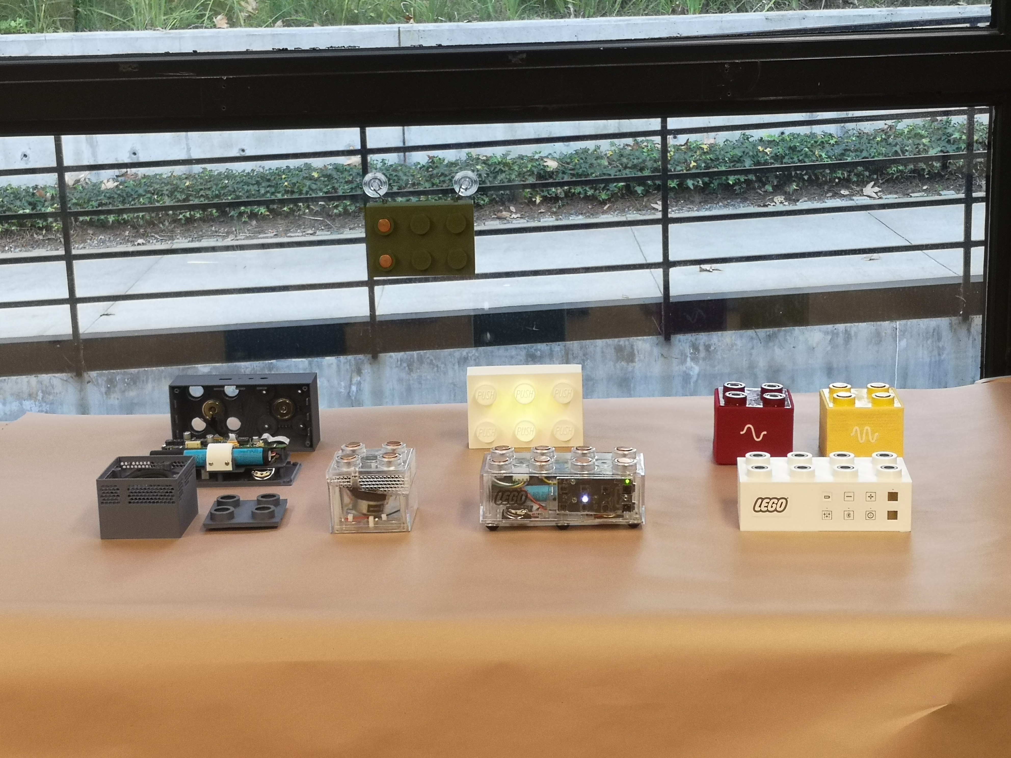 Top view of coffee can mockup with bold black typography on white background