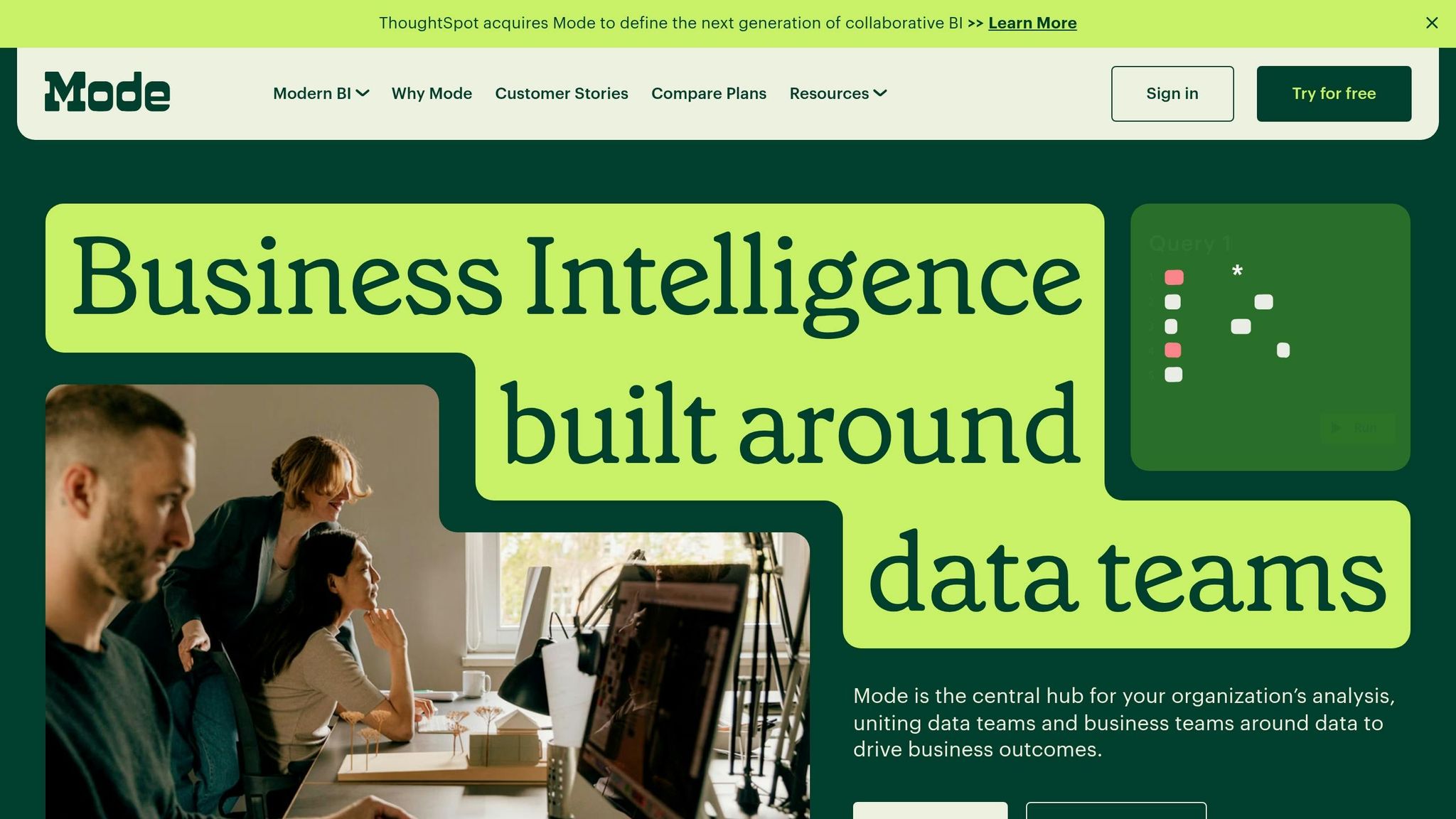 Mode Analytics