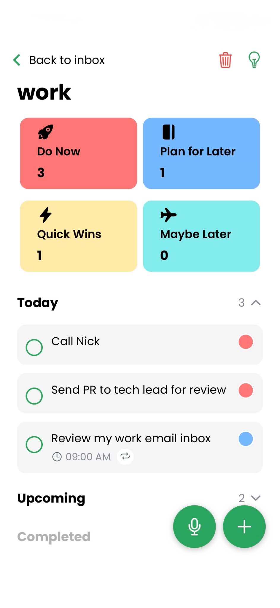 Mobile UI