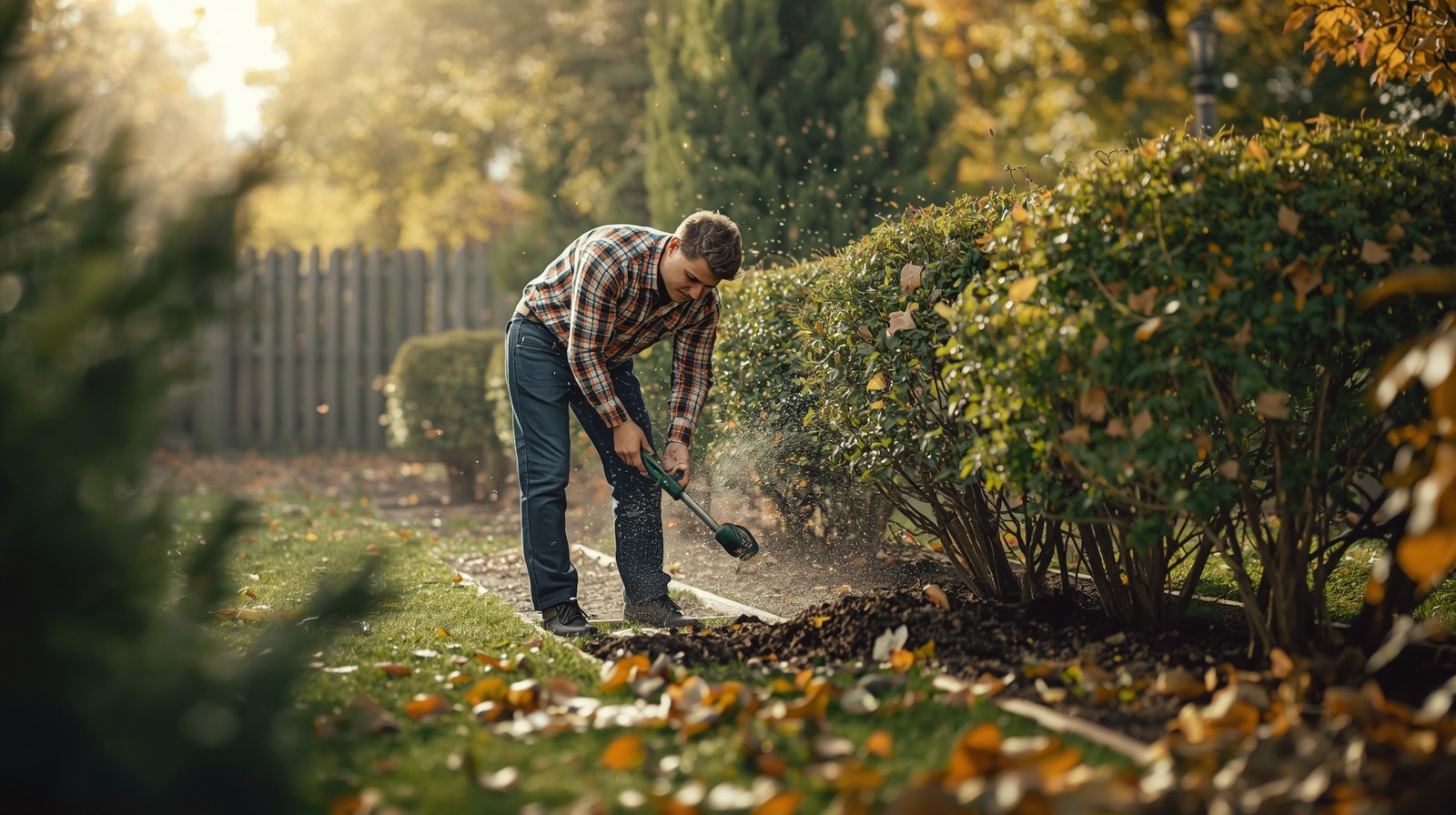seasonal maintance in the garden