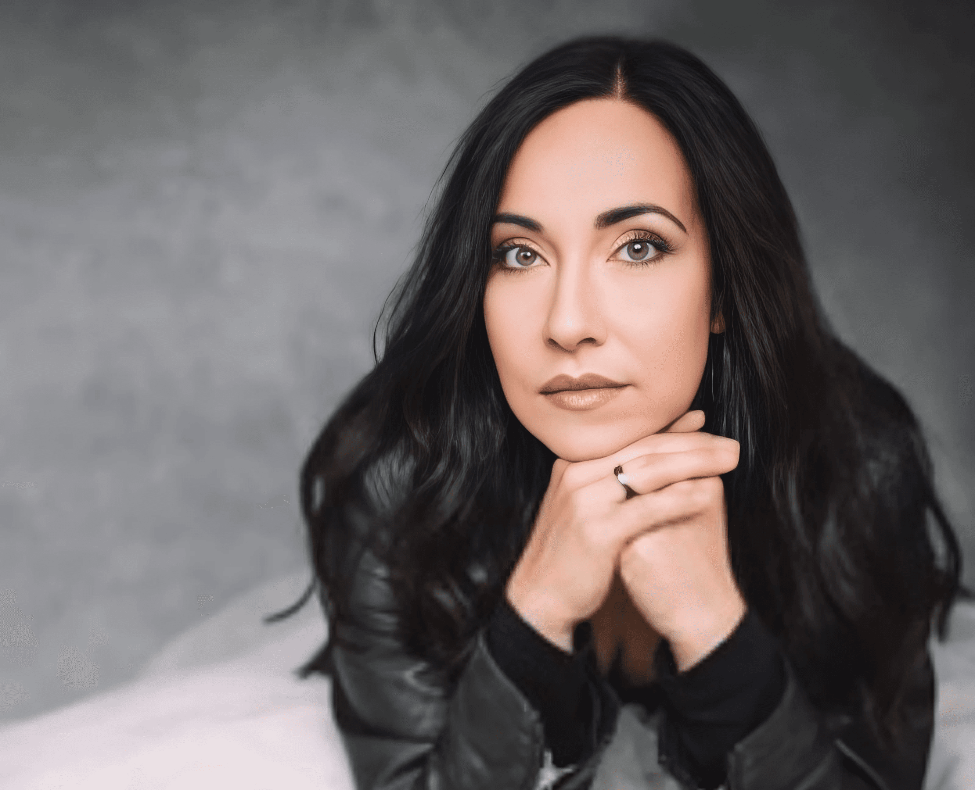 female photographer with red hair