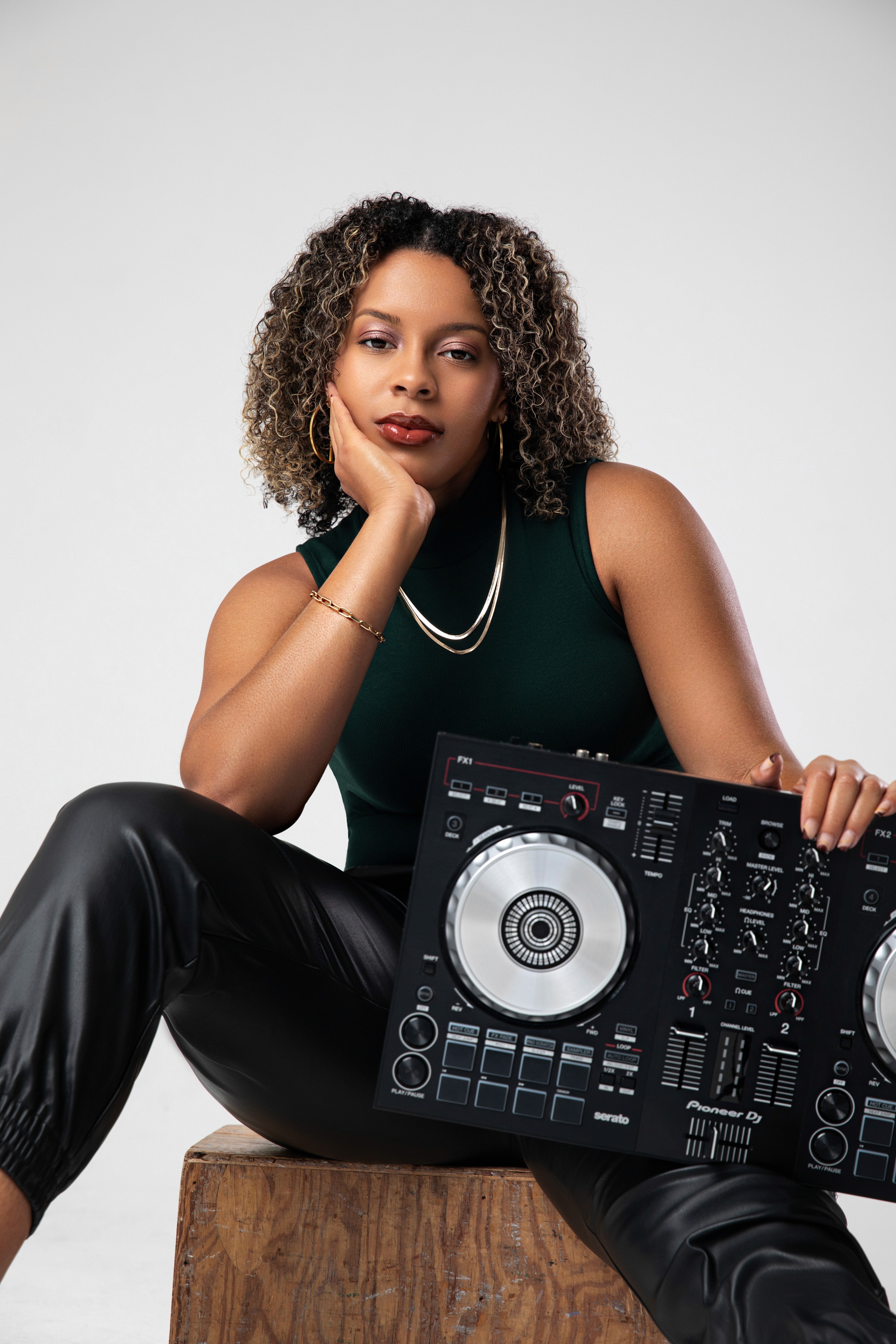 DJ playing in a club