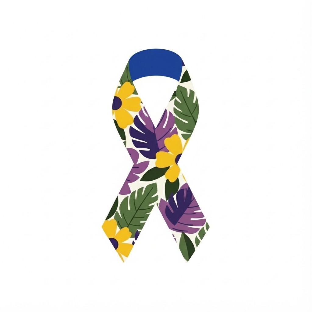 Colon Cancer Ribbon Icon Before Our Visit Ends Podcast