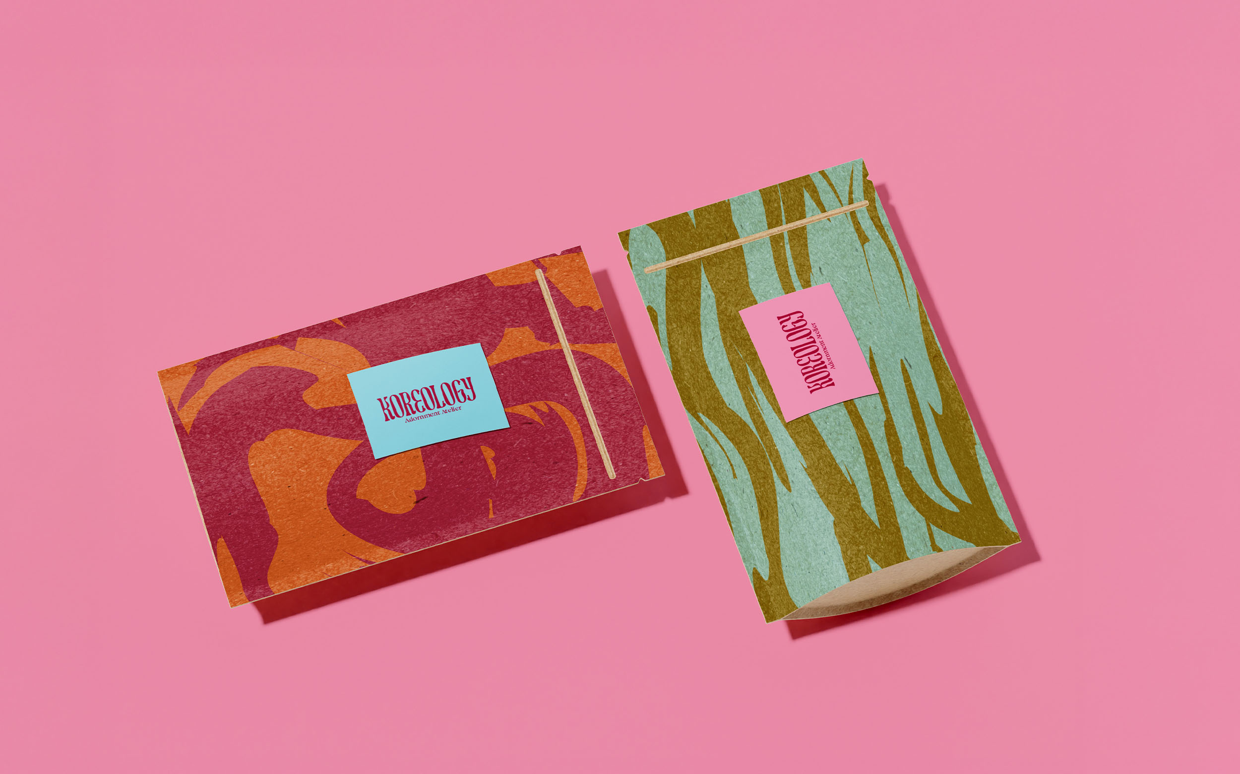 colorful packaging for ornament shop