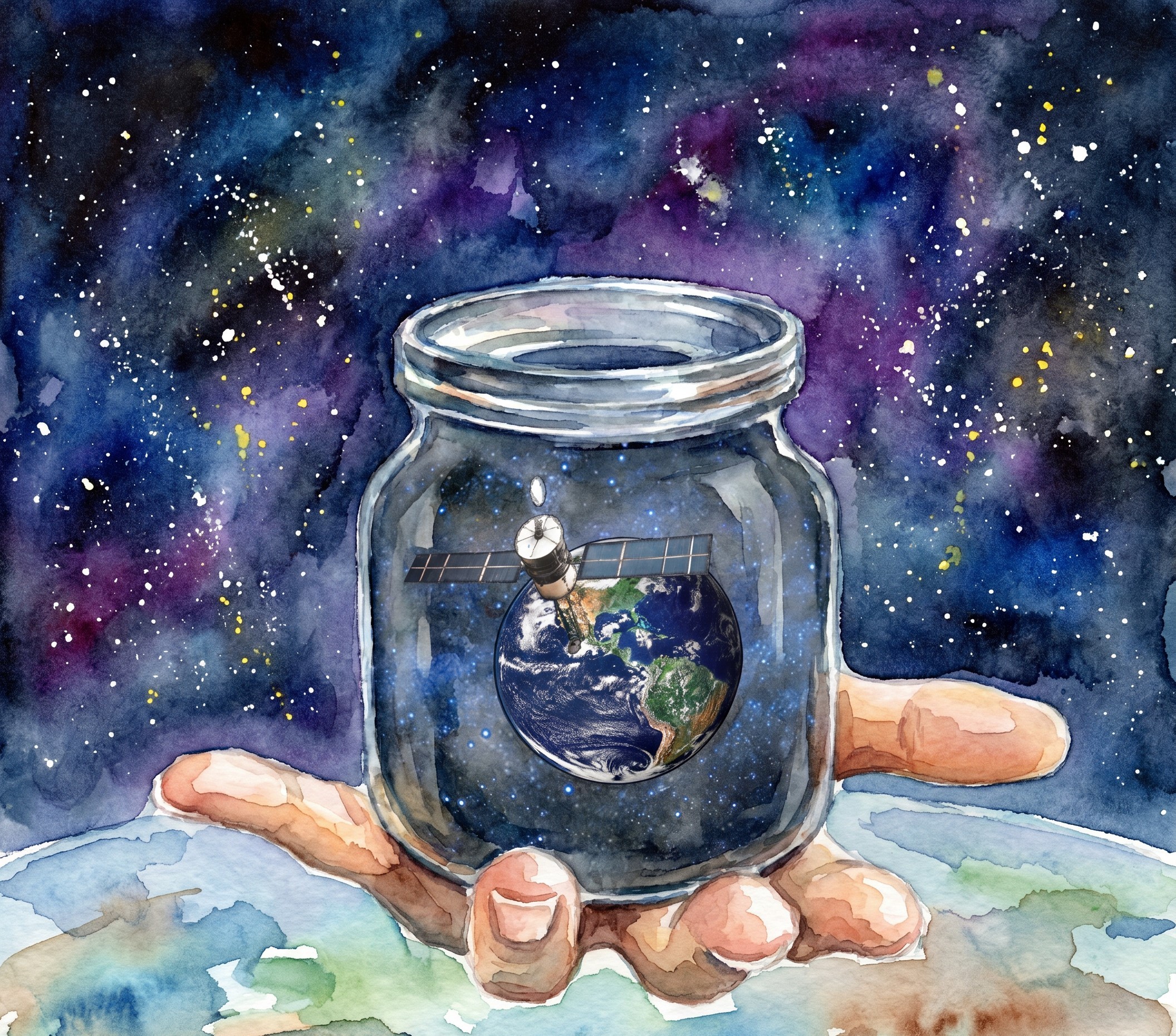 Earth for Sale (Watercolour)