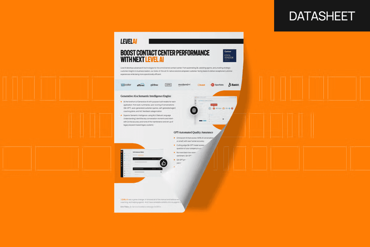 Level AI datasheet