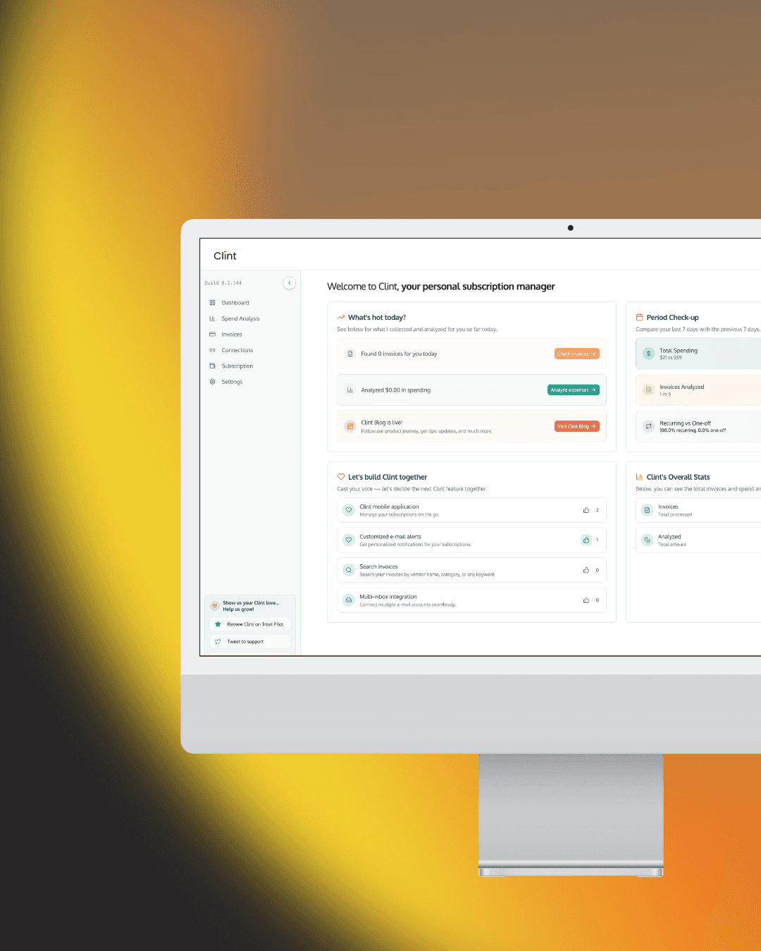 A mockup of Freelio's mobile app