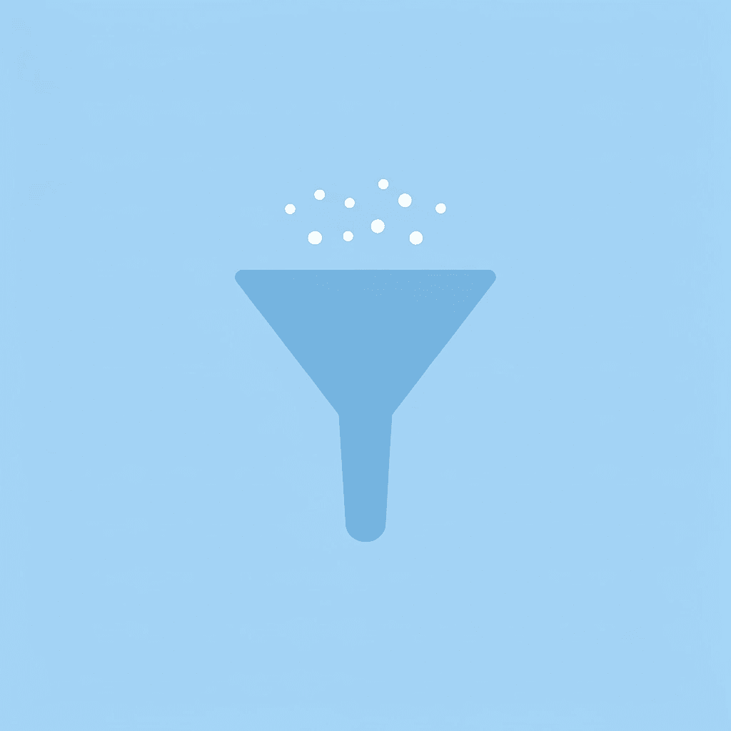 Funnel diagram showing multiple barriers (complexity, intimidation, overwhelm) filtering down to core curiosity