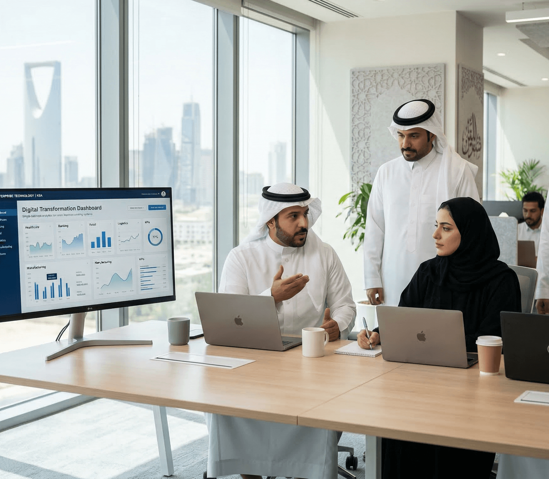 مجموعة من الشباب البالغين بملابس كاجوال أنيقة