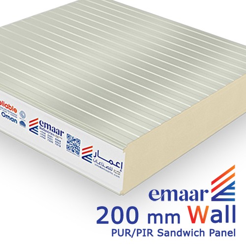 200mm Wall PU & PIR Sandwich Panel