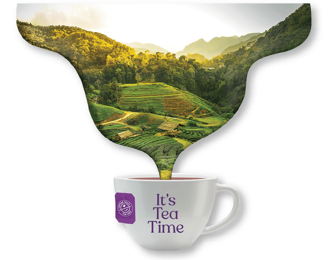 coffee bean and tea leaf - tea summit